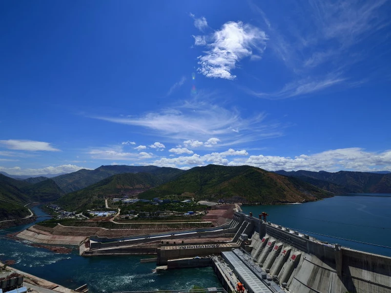 金沙江中游河段观音岩水电站库区水下接地网工程1
